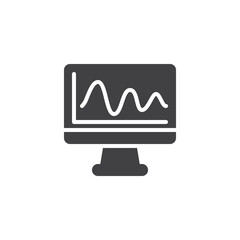 Dashboard monitor solid icon