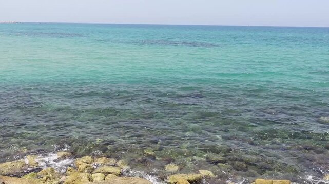 Tel Aviv in Israel the city with most beautiful beaches and view of historic old Jaffa and landmarks