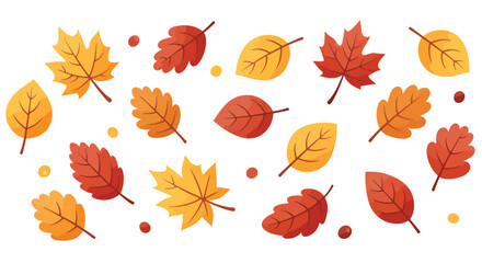 Obraz premium autumn leaves colorful fall foliage.