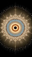 Fototapeta premium Abstract Circular Pattern Design