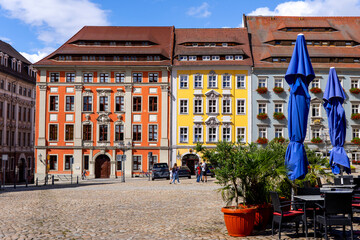 Bautzen, Sachsen, Oberlausitz, Altstadt Marktplatz 