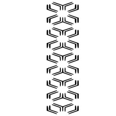 Abstract Geometric Hexagon Pattern