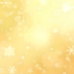 背景素材 雪の結晶 黃 Background Snowflake Yellow （Generative AI）
