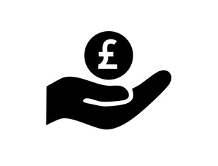 money icon 70 : pound, currency, cash, piggybank, savings, dollar, icon, button, money, symbol, sign,  business, finance, England, Europe, hand, 