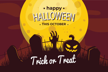 Flat birthday background 2