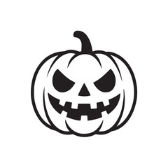  Spooky Halloween vector with pumpkins, bats, ghosts, and a haunted house in dark festive colors