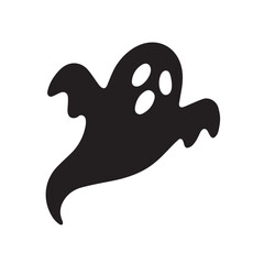  Spooky Halloween vector with pumpkins, bats, ghosts, and a haunted house in dark festive colors