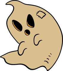 The Halloween cartoon style for Holiday concept.