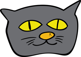 The Halloween cartoon style for Holiday concept.