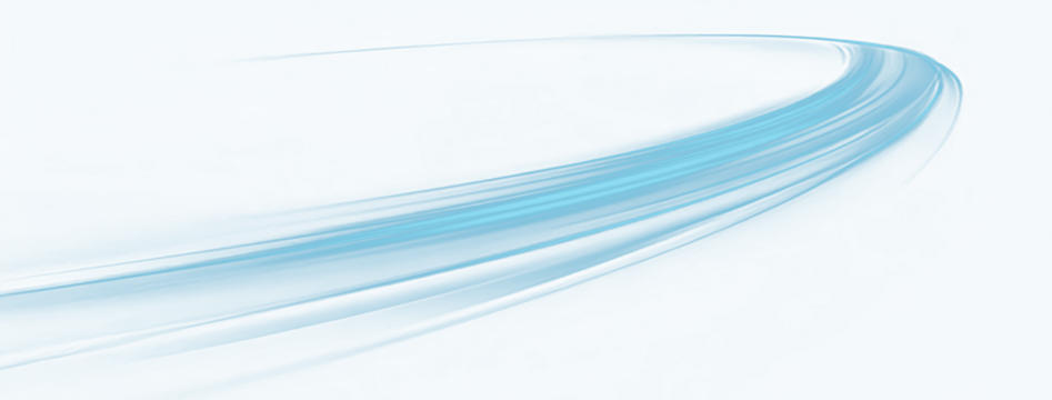 Gradient streak png with bright curved light effects
