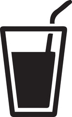 Fototapeta premium Champagne Glasses and Cheers Icon. Celebration, Holidays Outline Vector Design on White Background. 