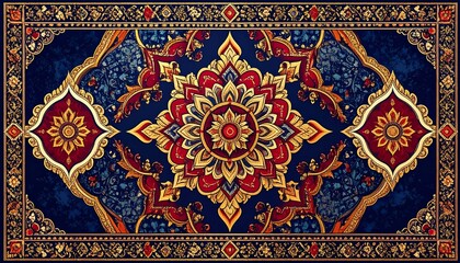 Ornate Eastern Rug Design