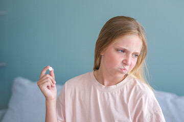 The child does not want to take medication