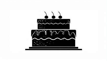 birthday cake with candles