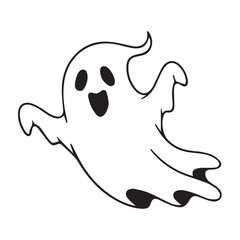  Spooky Halloween vector with pumpkins, bats, ghosts, and a haunted house in dark festive colors