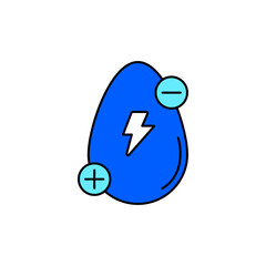Icon a electrolyte, isolated against a clean background.