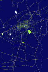 Nakhon Ratchasima - Thailand Neon Aura Maps
