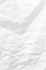 White clean crumpled paper