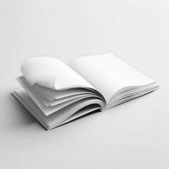 Blank Book Pages: A Minimalist Design