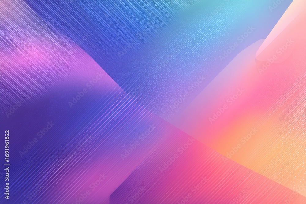 Poster abstract geometric pattern backdrop featuring linear textures with a gradient blend of pink, orange,