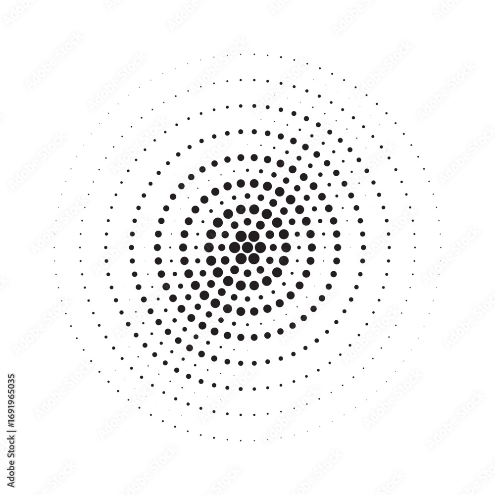 Poster halftone gradient. dotted gradient, smooth dots spraying and halftones dot background seamless horiz