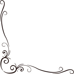 Classic Flourish Corner