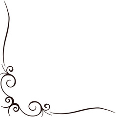 Classic Flourish Corner