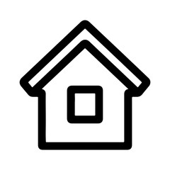 Home icon with transparent background