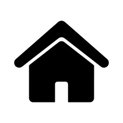 Home icon with transparent background