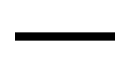 Horizontal black bar with transparent background