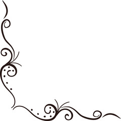 Classic Flourish Corner