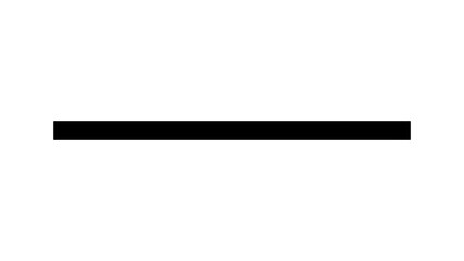 Horizontal line with transparent background