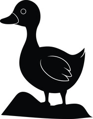Standing Duck Icon