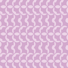 Purple Geometric Seamless Pattern &ndash; Modern Abstract Decorative Background