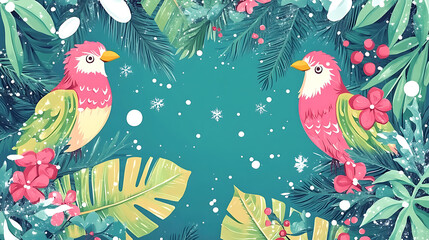 A cute Christmas background, perfect for use as a festive backdrop or wallpaper.