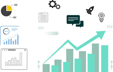 vector set of business icons