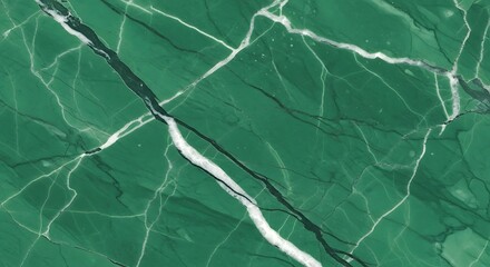 Luxurious Green Marble Texture with White and Dark Veins Polished Stone Surface for Interior Design and Architectural Applications Natural Stone Background