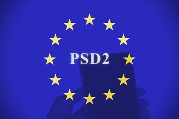 PSD2 Payment Services Directive Open Banking Payment service provider security protocol in Europe.