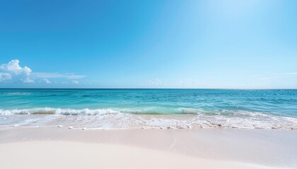 Fototapeta premium Summer Beach - Minimalist and Clean Seascape