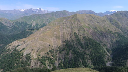 view of the mountains
