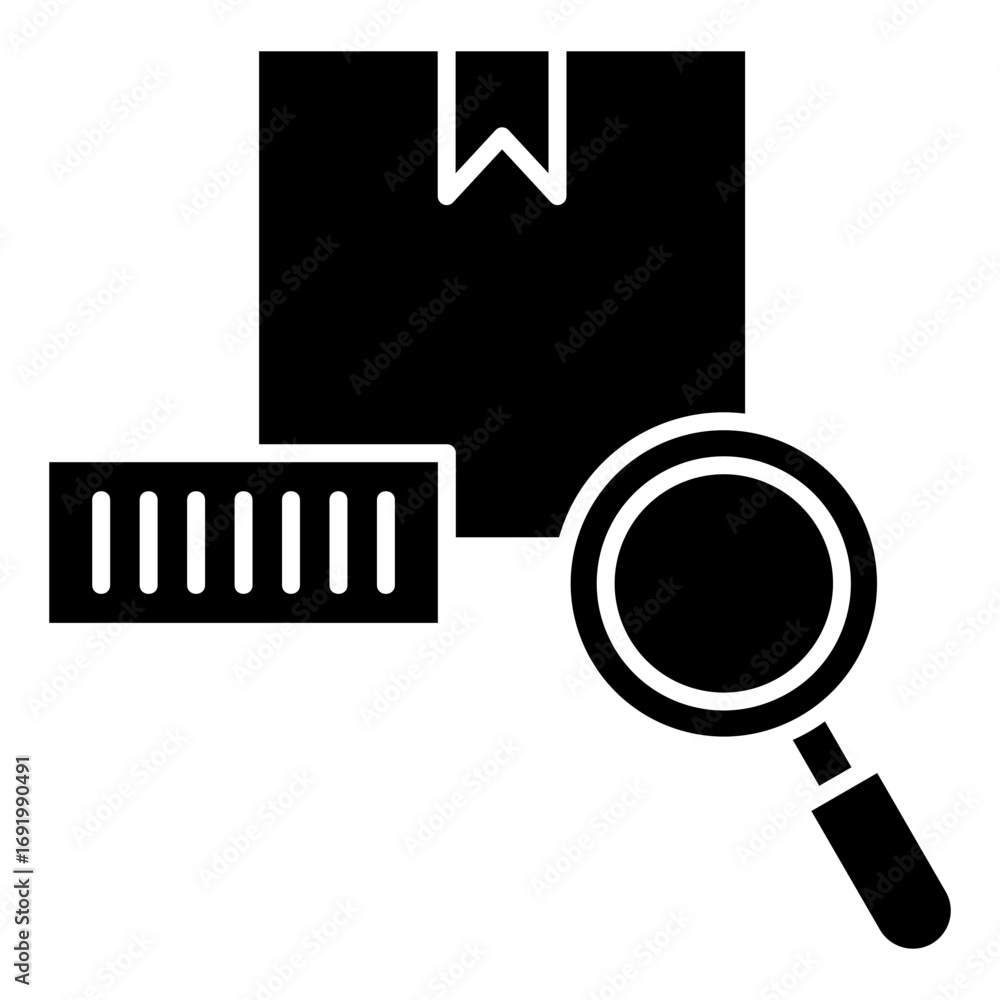 Aufkleber tracking code icon element for design