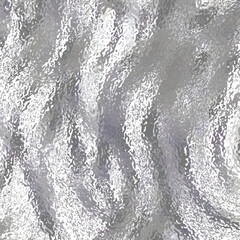 White glass background. Abstract metal or marble foil effect. Light gray frosted texture. Grey silver grainy pattern. Gradient matte stained glass surface. Vector illustration