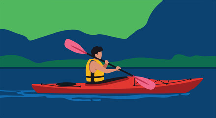 Person in kayak