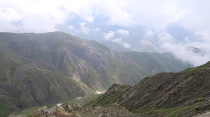 Fototapeta premium mountain landscape with clouds