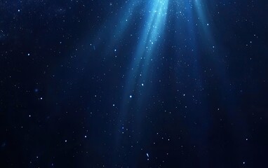 Naklejka premium Blue light abstract background with fiber-optic communication, data transfer, and technology concept.