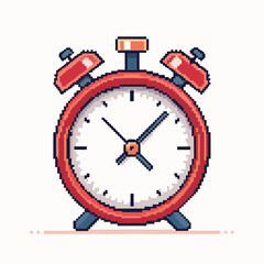 Featuring Create Bold Stroke Pixel Clock Timer Back Beautiful Premium Digital Asset