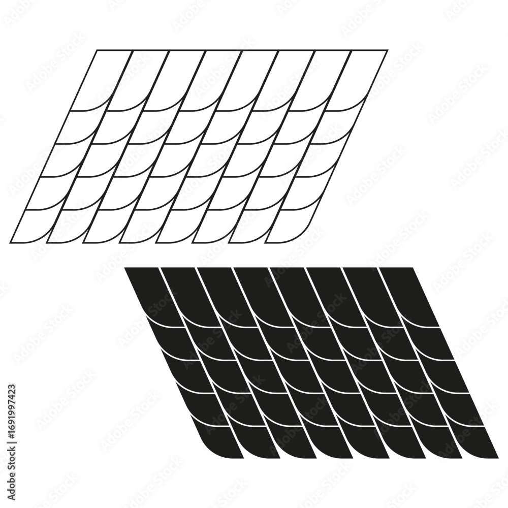 Poster geometric wireframe grid. seamless pattern texture. abstract lattice design. vector futuristic backg
