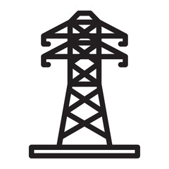 tower Line Icon