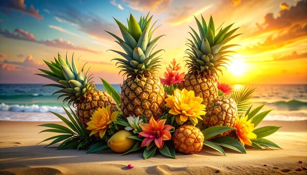 Exotic Fruit and Still Life Compositions