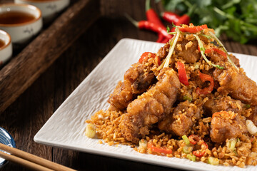 Chinese Cuisine - Salt and Pepper Pork Ribs